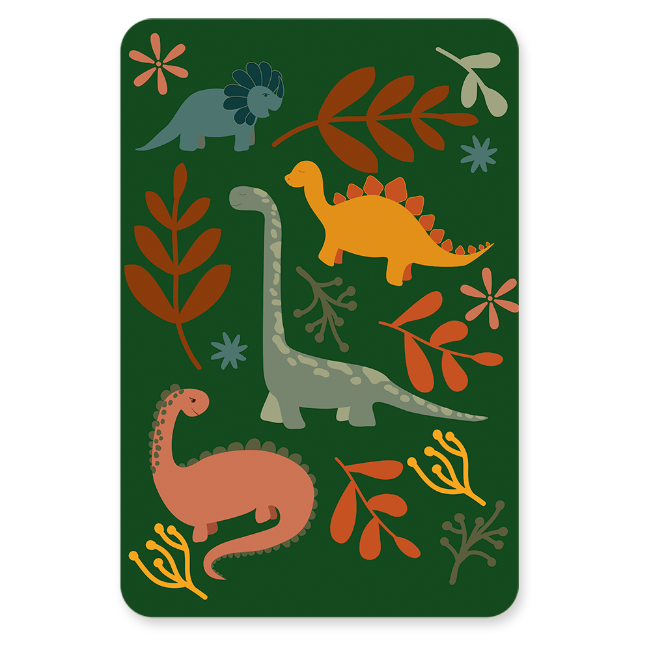 Postkaart - Dinosaurus