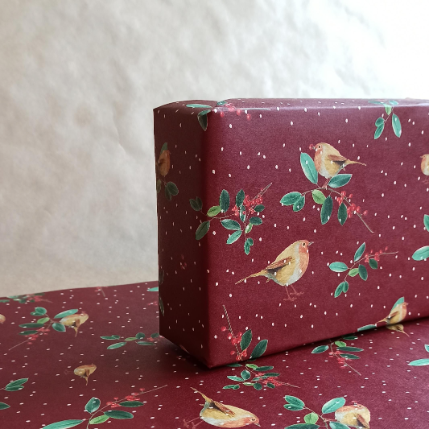 Pakpapier - Roodborst