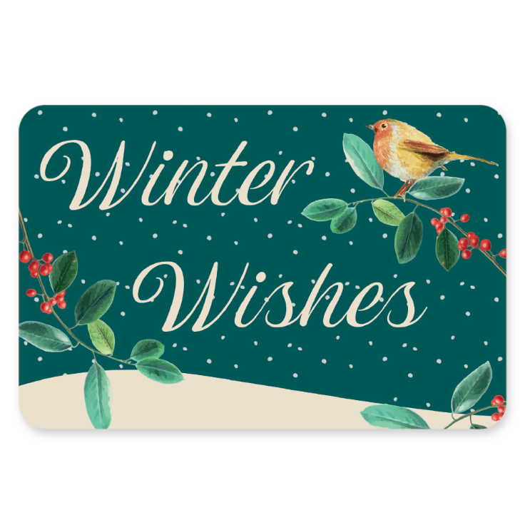 Kerstkaart - Winter wishes