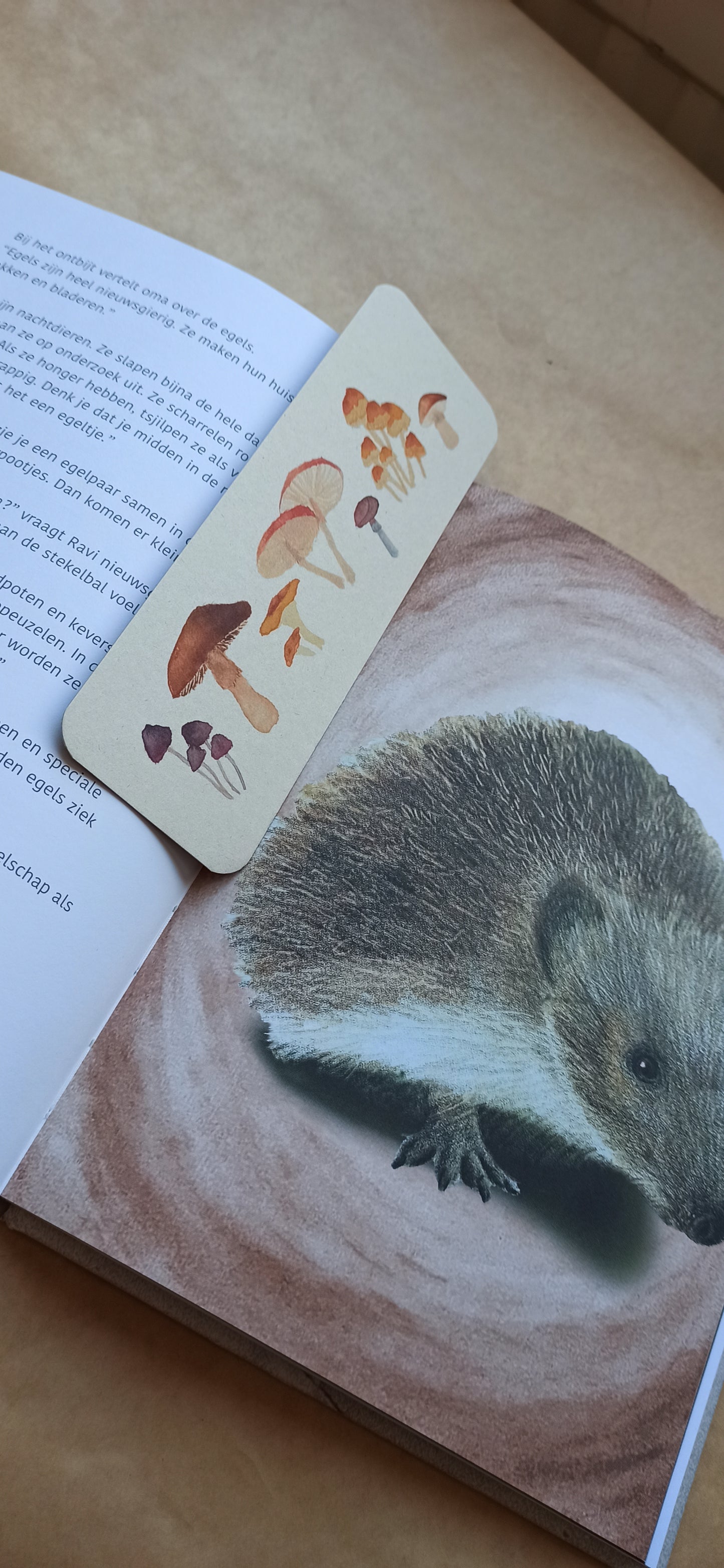 Boekenlegger - Paddenstoelen