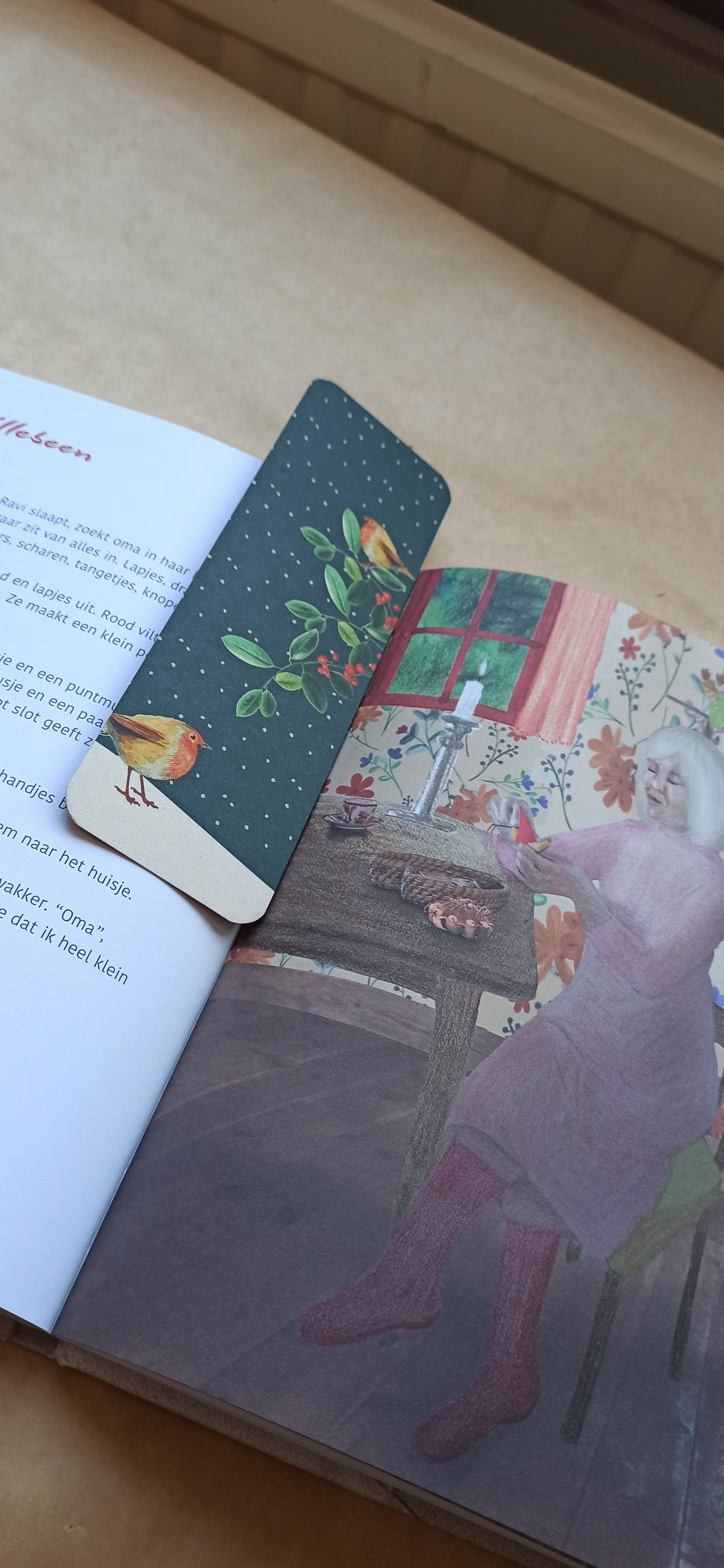 Boekenlegger - Roodborst