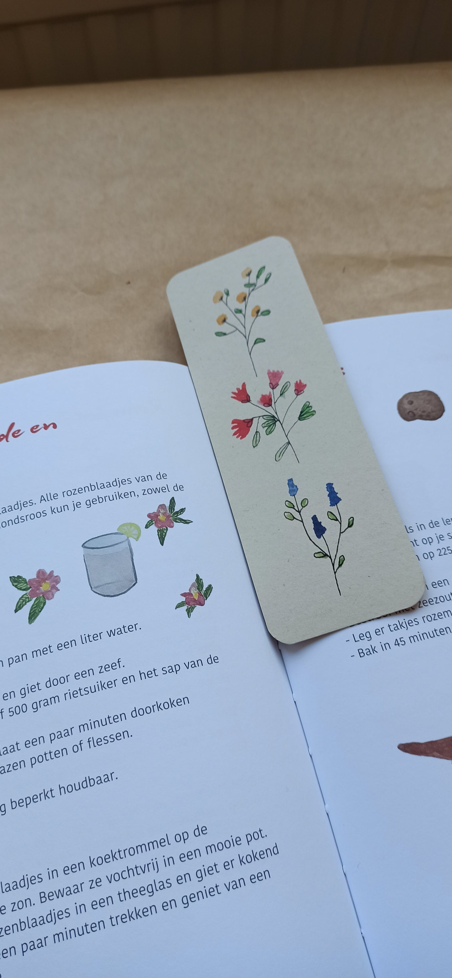 Boekenlegger - Bloemenveld