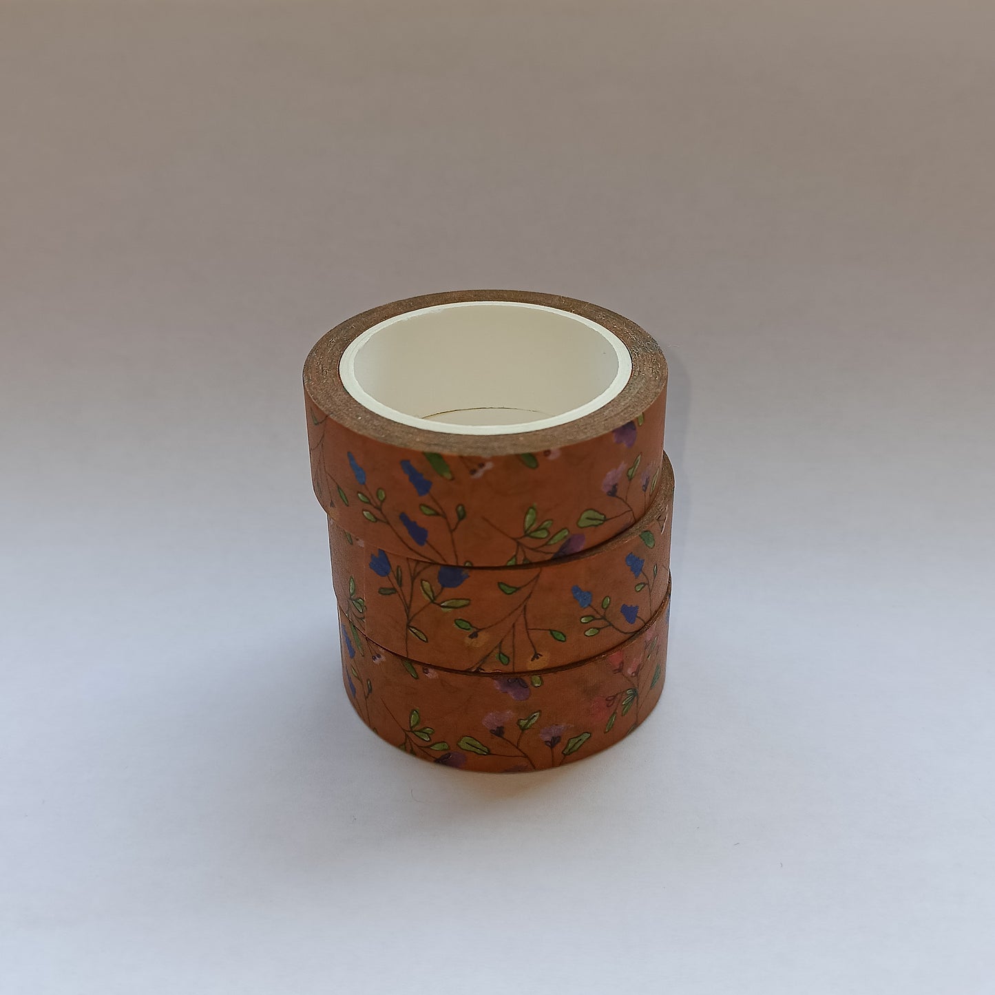 Washi tape - Bloemenveld oranje