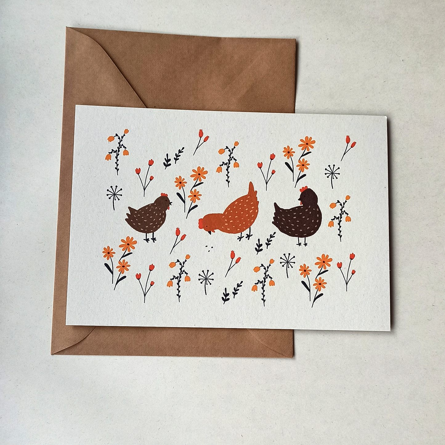 Art print A5 - Kippen