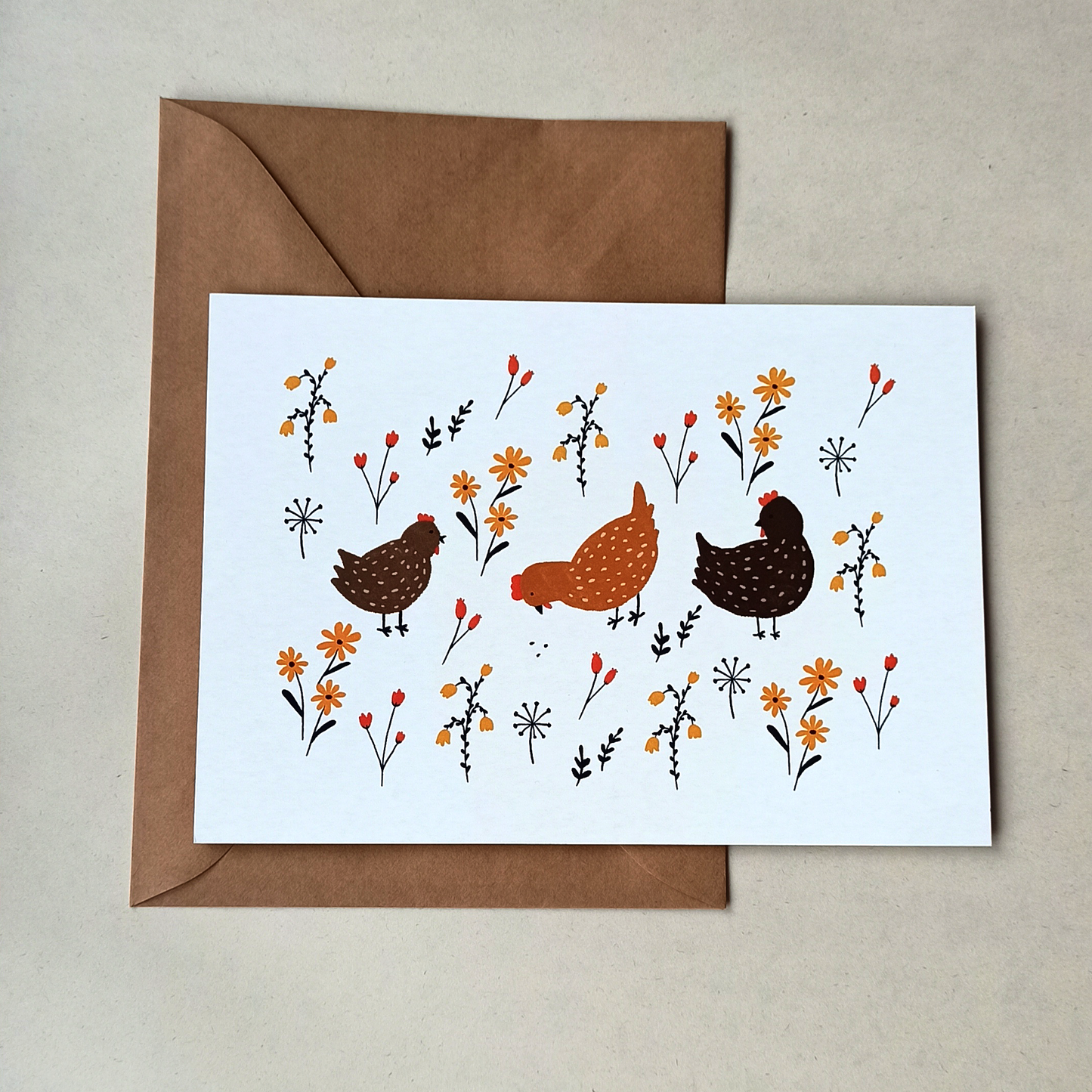 Art print A5 - Kippen