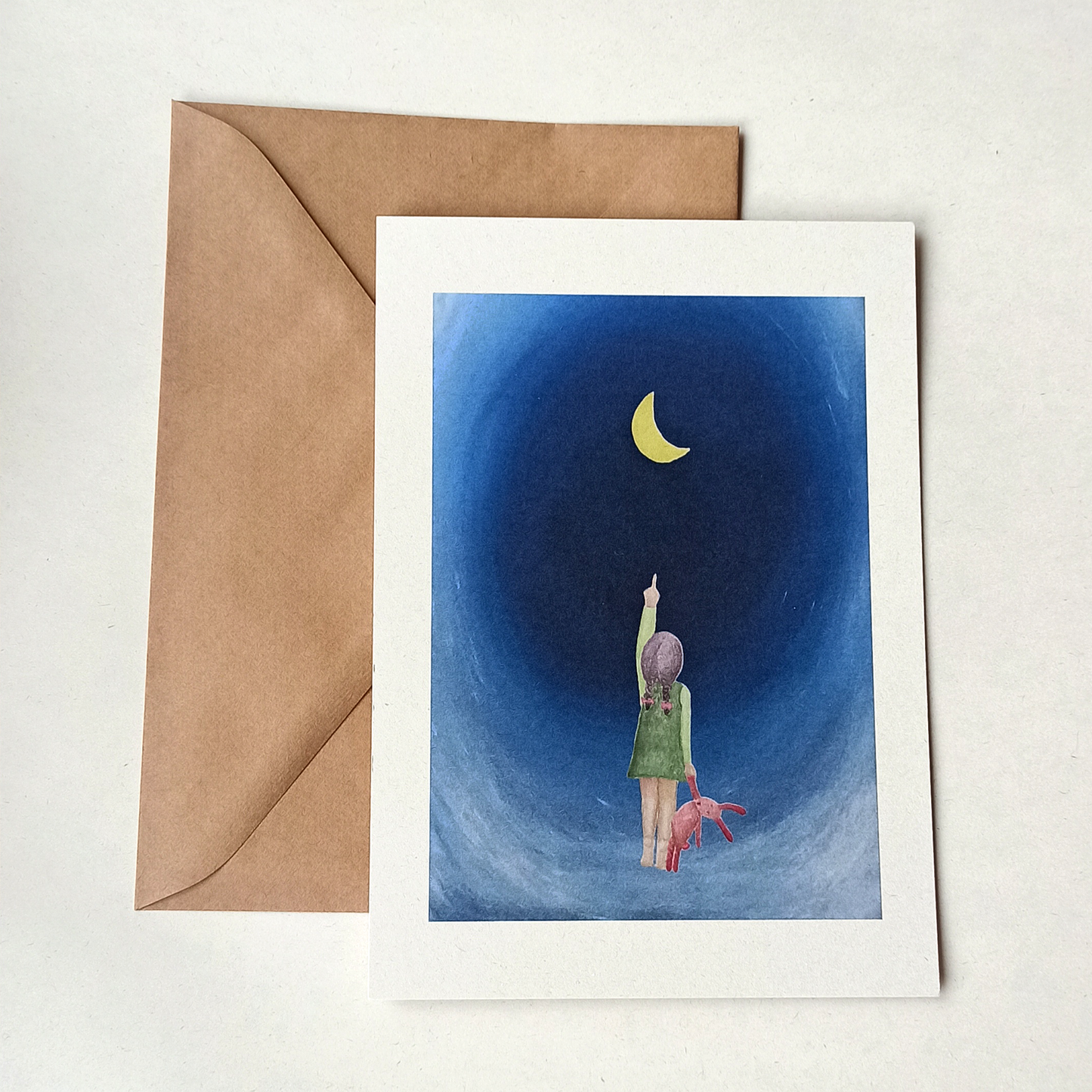 Art print A5 - Maan