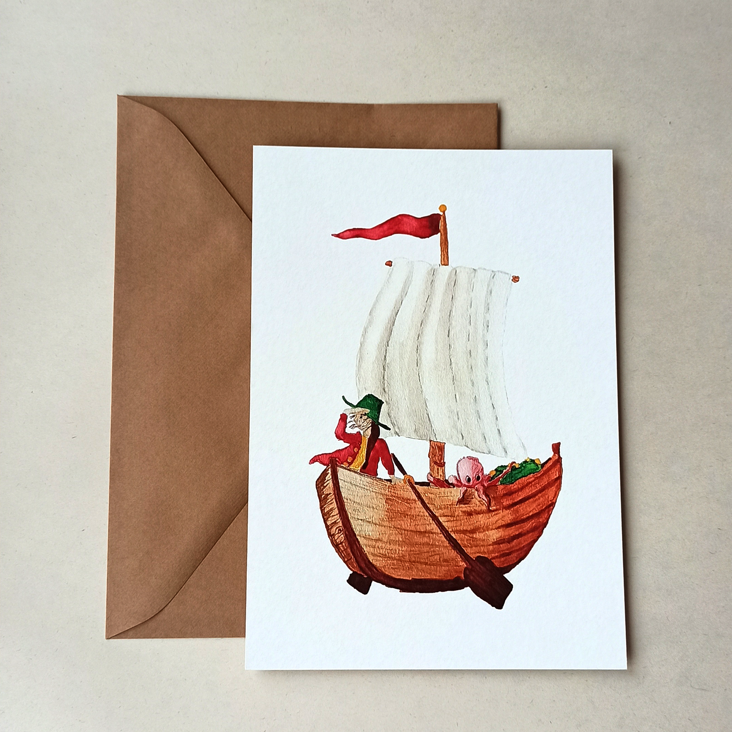 Art print A5 - ter zee