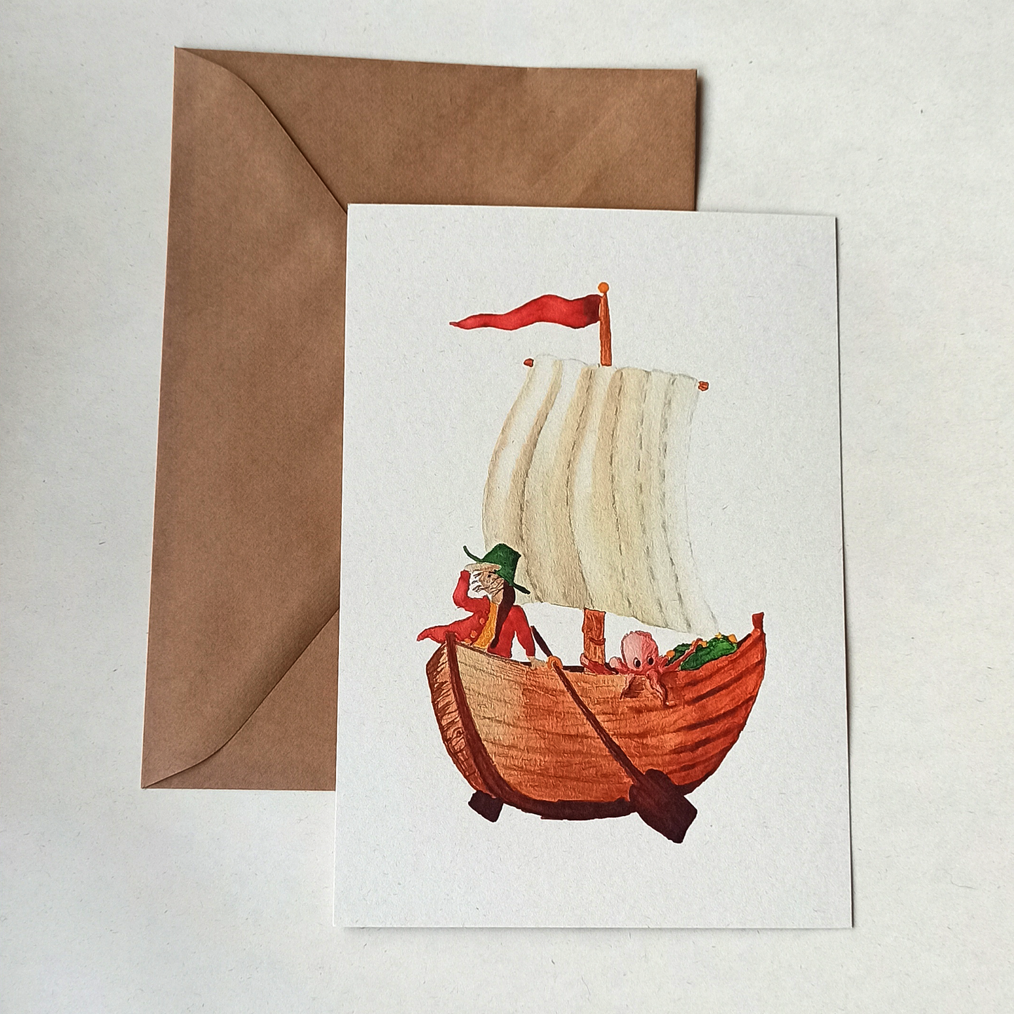 Art print A5 - ter zee