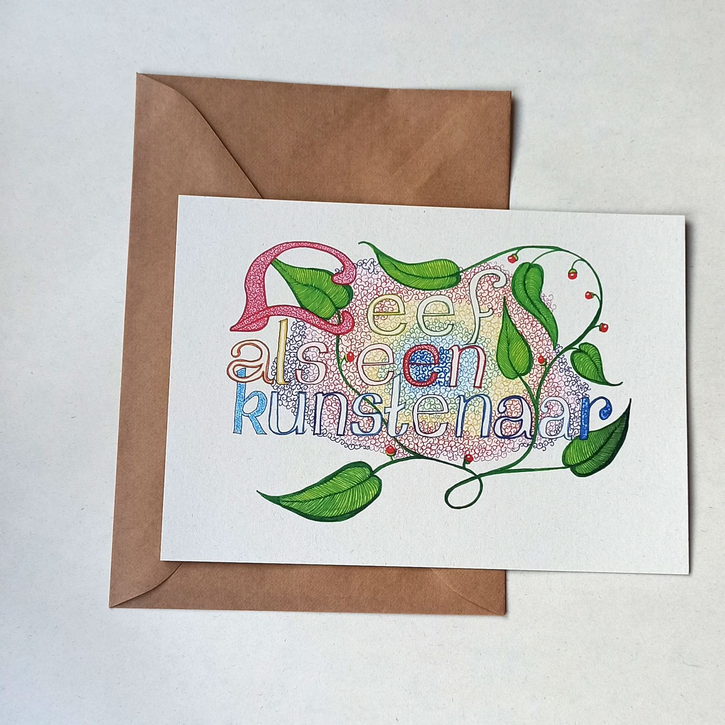 Art print A5 - Kunstenaar