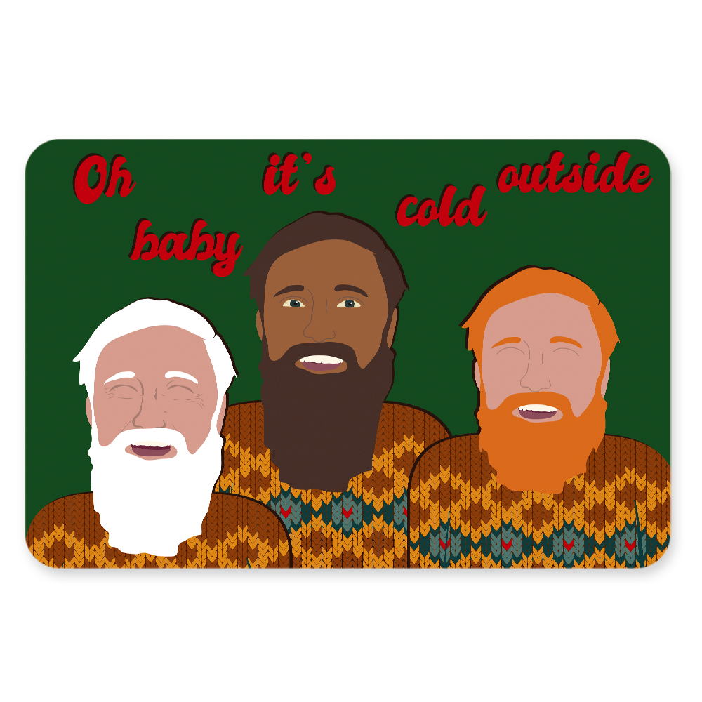 Kerstkaart - Oh baby