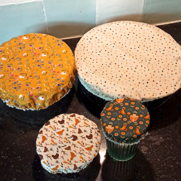 Bowl covers - Set van 4 divers