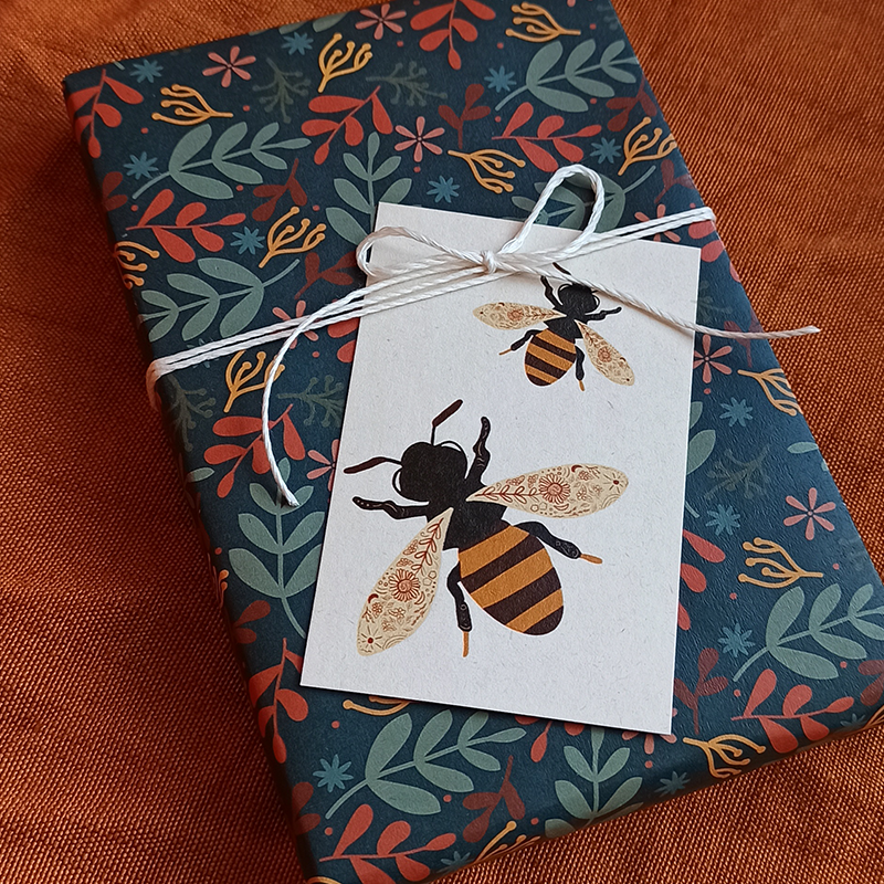 Gift tag - Bijen