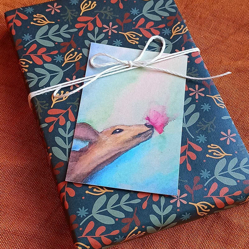Gift tag - Hertje