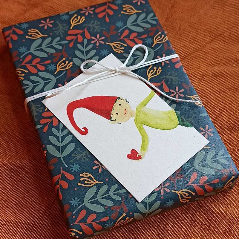 Gift tag - Wichtelaartje