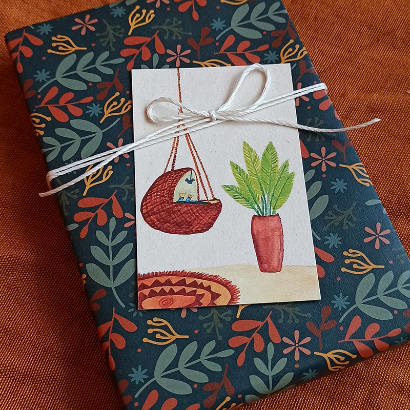 Gift tag - Wieg