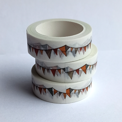 Washi tape - Vlaggetjes