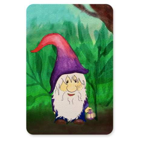 Postkaart - Gnome