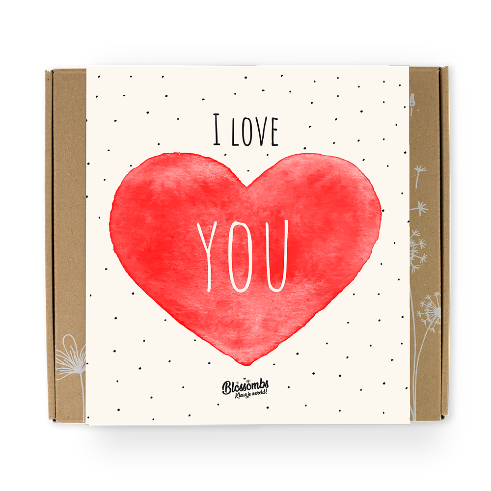 Gift Box met 9 Blossombs – "I Love You"
