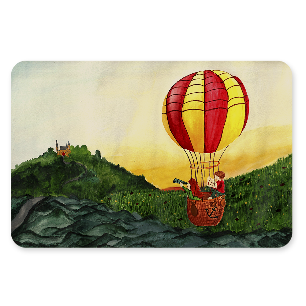 Postkaart - Luchtballon